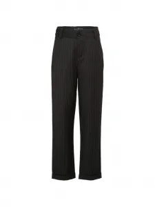 Брюки в полоску с шлевками для ремня John Richmond Junior, серый