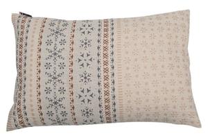 Чехол на подушку David Fussenegger Lino 'Nordic border' 40 x 60 см, бежевый