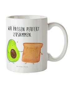 Детская кружка с авокадо и надписью белого цвета Mr. & Mrs. Panda