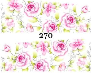 Водные наклейки для ногтей - №270, inna