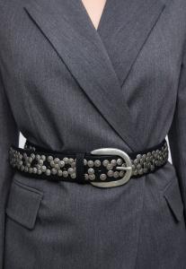 Ремень Stradivarius MULTI-STUDDED, Black