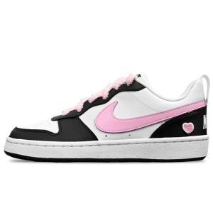 Court Borough Mouldy Black износостойкие и легкие низкие кроссовки для скейтбординга женские Black Nike, розовый