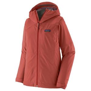 Женская куртка-дождевик для скалолазания на вилке - куртка-дождевик Patagonia, красный