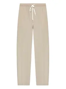 Брюки на кулиске Mm6 Maison Margiela, светло-бежевый