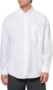 Мужская рубашка HUGO Ebill из хлопкового оксфорда на пуговицах, White Cream