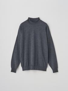 Вязаный пуловер с одним воротником-стойкой и длинными рукавами | A4802 | 30G, современный крой