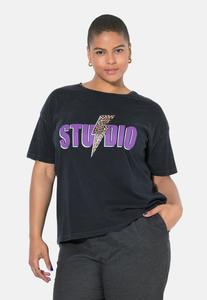 Футболка Studio Untold LEO-BLITZ HALBARM, Anthracite/Taupe