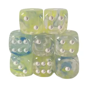 d6 18 мм Thunderbird с белым (8), Game Dice - Diffusion (Role 4 Initiative)