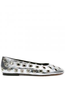 Proenza Schouler балетки Glove Grommet, серый