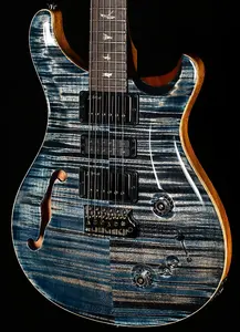 PRS Wood Library Willcutt Exclusive Special 22 Semi-Hollowbody 10 Top Выцветший синий кит (924)
