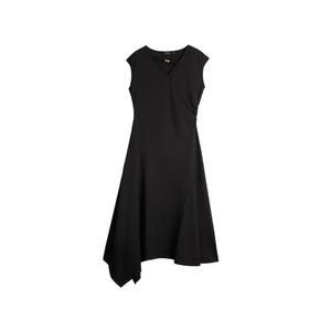 ELLE Женское черное платье без рукавов