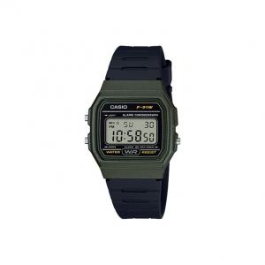 CASIO Часы Men YOUTH 38.2mm Black Watch F-91WM-3A