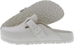 Женские сабо Birkenstock Boston из замши, Eggshell