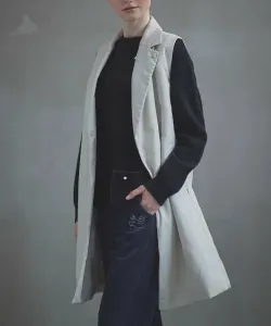 Водоотталкивающий хлопковый жилет Studio Picone, цвет Light Gray (089)