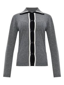 Кардиган из натуральной шерсти Marni, серый
