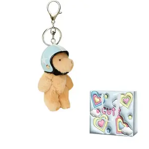 Плюшевый кулон Helmet Bear высотой 10 см FKOFR