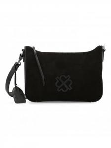 Кожаная сумка через плечо "Донна" черного цвета - (Ш)30 x (В)20 x (Г)11 см PICARD