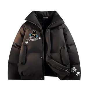 Пуховик Unisex Stand Collar Moderate Padded HUANQIU, черный