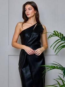 Вырезанное мини-платье Chi Chi London, черный