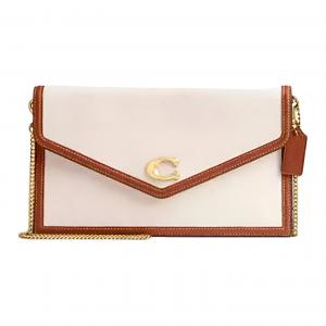 COACH Сумка кроссбоди через плечо с тисненой кожей