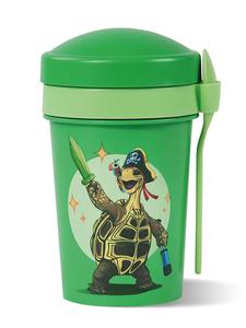 Awave Стаканчик для хлопьев "Школа волшебных животных" зеленого цвета - 540 мл