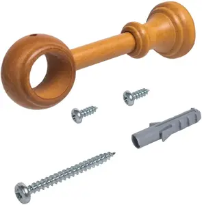 Опора Liedeco "Thuringia", (1 шт.), для карнизов Ø 28 мм Длина: 16,5 см, цвет kirschbaum