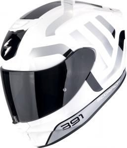 Шлем Scorpion exo 391 arok, White/Black/Silver