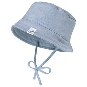 Детская шапочка с подкладкой и завязкой, УФ 15 - шапочка Maximo, синий