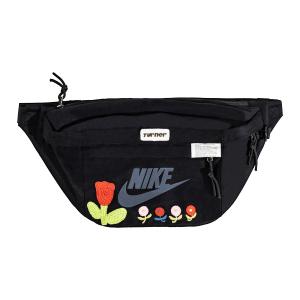Полиэстеровая поясная сумка унисекс черная Nike