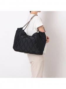 Cachecache / Нейлоновая стеганая сумка-тоут с цепочкой