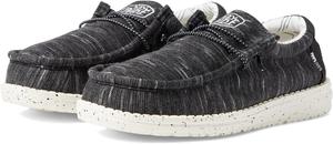 Кроссовки Wally Stretch Hey Dude, цвет Black Stretch