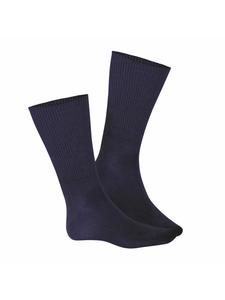 Носки Relax Soft с манжетой, не сдавливающей мышцы, темно-синего меланжевого цвета. Hudson