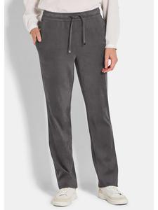 Спортивные брюки SARA, брюки для отдыха из замши серого цвета GOLDNER