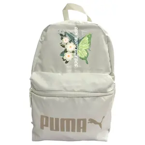 Тканевый рюкзак унисекс белый PUMA, Butterfly flowers