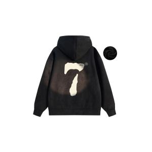 Толстовка унисекс PAKA, Черный (на флисовой подкладке)