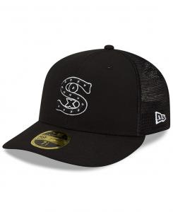Мужская черная кепка Chicago White Sox 2022 для тренировок с низким профилем 59FIFTY. New Era