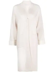 Пальто миди из смесовой шерсти Philo-Sofie, нейтральный