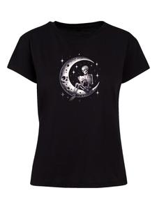 Футболка F4NT4STIC Gothic Valentinstag Skelett Mond, Black