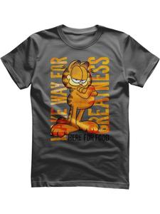 Футболка Make Way For Greatness серого цвета Garfield