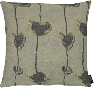 АПЕЛЬТ декоративная подушка "Перла", чехол без наполнения, 1 шт APELT 46х46 см, серый/антрацит/бежевый