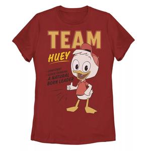 Футболка с рисунком «Хьюи, прирожденный лидер команды Disney's DuckTales Juniors» Licensed Character