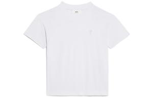 Футболка Ami Paris с короткими рукавами AMIPARIS, белый