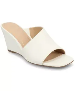 Женские сандалии-слипоны на платформе Clementine D'Orsay Journee Collection, белый