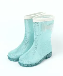 Блестящие детские дождевые туфли со съемными стельками Размеры 17-20 см Bayflow, цвет Mint 71