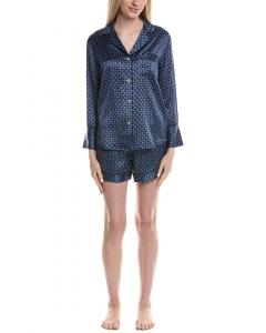 Пижамный комплект Petite Plume из 2 предметов из шелка Petite Plume, синий