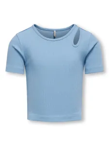 Рубашка KIDS ONLY с короткими рукавами "KOGNESSA S/S CUT OUT TOP BOX JRS NOOS", синий