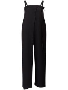 Комбинезон с декоративной строчкой MM6 Maison Margiela, черный