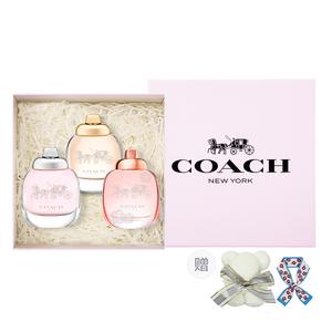 Мини-набор парфюмерной воды для мужчин и женщин в подарочной упаковке, 3 флакона по 4,5 мл COACH