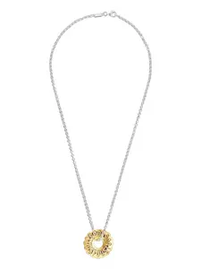 Ожерелье с подвеской в форме цветка TOUS, серебряный