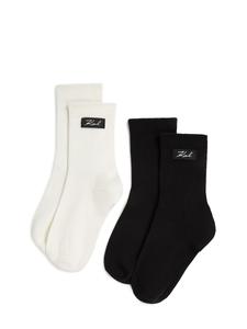 Носки Karl Lagerfeld, Black/Natural White